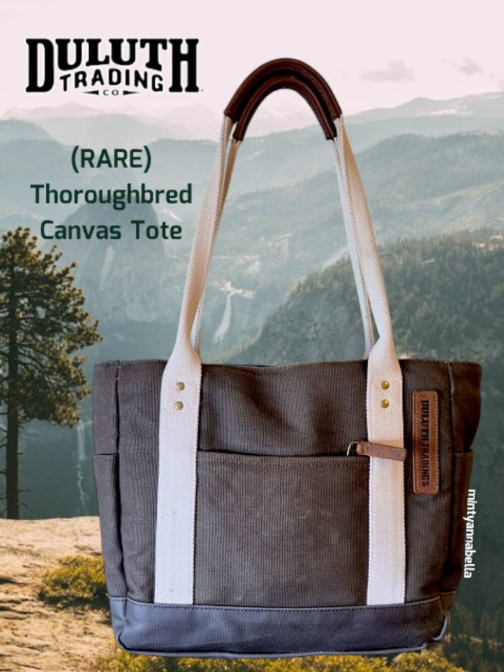 Duluth Trading Thoroughbred Canvas Tote